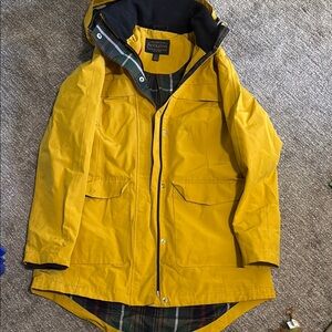 Super cute Pendleton hip length rain coat